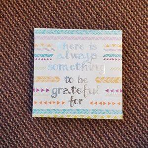 Inspirational wall canvas